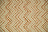 5x8 Hand Tufted Terracotta and Rust Modern Chevron Wool Area Rug | TRDMA39