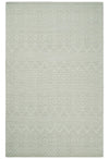 5x8 Hand woven tribal Woolen Chunky and Soft White and Beige Wool Area Rug | TRDMA17