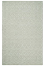 5x8 Hand woven tribal Woolen Chunky and Soft White and Beige Wool Area Rug | TRDMA17