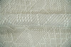5x8 Hand woven tribal Woolen Chunky and Soft White and Beige Wool Area Rug | TRDMA17
