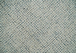 5x8 Ivory and Charcoal Geometrical Pattern Hand Tufted Farmhouse Wool Area Rug