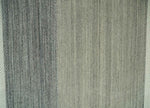 5x8 Ivory, Gray and Black Striped Wool Hand Woven Southwestern Gabbeh Rug | KNT18