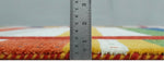 5x8 Rust and Multicolor Striped Wool Hand Woven Southwestern Lori Gabbeh Rug | KNT33