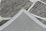 5x8 Handmade Geometrical Design Wool and Viscose Area Rug