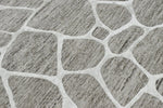 5x8 Handmade Geometrical Design Wool and Viscose Area Rug