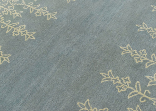 5x8 Handmade Minimal Design Wool Area Rug