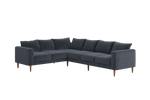 The Essential Corner Sectional (6 Seat) in Recycled Velvet