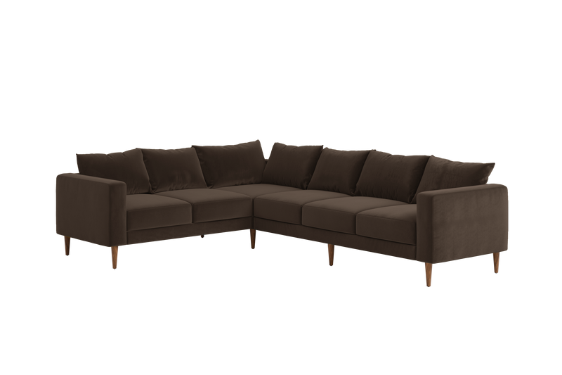 The Essential Corner Sectional (6 Seat) in Recycled Velvet