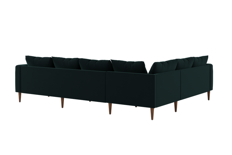 The Essential Corner Sectional (6 Seat) in Recycled Velvet