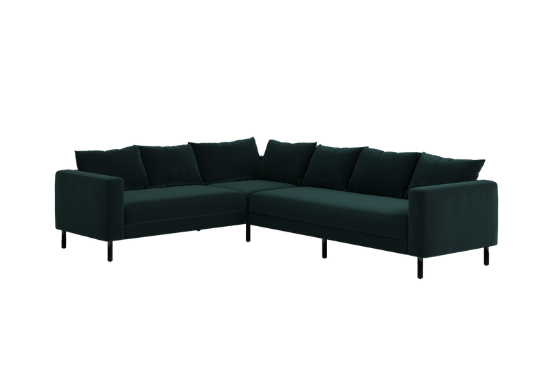 The Essential Corner Sectional (6 Seat) in Recycled Velvet