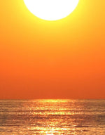 Sunset Over Ocean Wall Mural Decal Sticker #6008