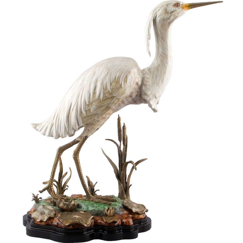 Lovecup Porcelain Snowy Egret L205