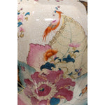 Tobacco Leaf Porcelain Hex Jar Vase with Bronze Ormolu - Tobacco Leaf Collection