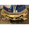 Tobacco Leaf Porcelain Hex Jar Vase with Bronze Ormolu - Tobacco Leaf Collection