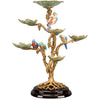 Porcelain and Bronze Tree With Dishes And Birds L339