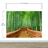 Japanese Bamboo Forest Arashiyama Woods Wall Mural #6043