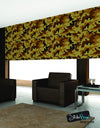 Desert Brown Military Camo Camouflage Wall Mural #6062