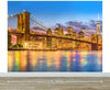 New York City Brooklyn Bridge Wall Mural Decal Sticker. #6149