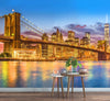 New York City Brooklyn Bridge Wall Mural Decal Sticker. #6149