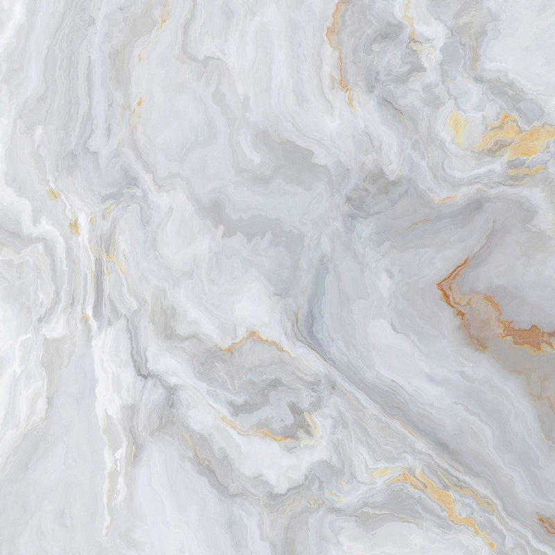 White Marble Stone Granite Slate Peel and Stick Wallpaper | Removable Wall Mural #6180