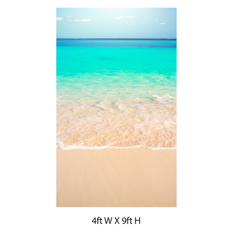 日本未入荷-2サイズ♪ウォールアート-Tropical Beach White Sand Tropical White Sand Paradise Beach Ocean Wave Scenery Wall