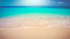 Tropical White Sand Paradise Beach Ocean Wave Scenery Wall Mural. #6201