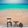 Tropical White Sand Paradise Beach Ocean Wave Scenery Wall Mural. #6201