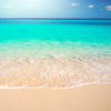Tropical White Sand Paradise Beach Ocean Wave Scenery Wall Mural. #6201