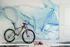 Abstract Ink Pattern Peel and Stick Wallpaper. Removable Wall Mural. (Blue, Green, Purple) #6212