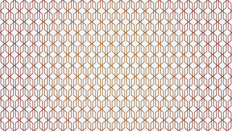 Modern Geometric Shape 3D Hexagon Bronze Lines Peel and Stick Wallpaper | Removable Wall Mural #6213