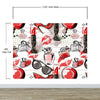 Fashion Cosmetic Make-up Peel and Stick Wallpaper | Removable Wall Mural #6214