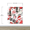 Fashion Cosmetic Make-up Peel and Stick Wallpaper | Removable Wall Mural #6214
