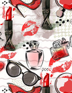 Fashion Cosmetic Make-up Peel and Stick Wallpaper | Removable Wall Mural #6214