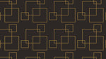 Dark Brown and Gold Square Geometric Pattern Peel and Stick Wallpaper | Removable Wall Mural #6215