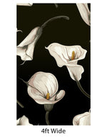 Elegant Rustic Tulip Flower Peel and Stick Wallpaper | Removable Wall Mural #6216