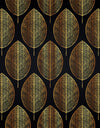Gold Leave Autumn Pattern Peel and Stick Wallpaper | Removable Wall Mural #6217