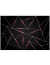 Luxury Polygonal Triangle Pattern Lines Shape. Peel and Stick Wall Mural. #6251