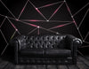 Luxury Polygonal Triangle Pattern Lines Shape. Peel and Stick Wall Mural. #6251
