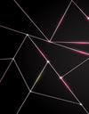 Luxury Polygonal Triangle Pattern Lines Shape. Peel and Stick Wall Mural. #6251