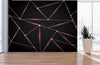Luxury Polygonal Triangle Pattern Lines Shape. Peel and Stick Wall Mural. #6251