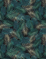 Tropical Palm Leave Pattern Peel and Stick Wall Mural. #6264