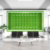 Football Field Wall Mural. 100 yard field with end zone large wall mural. #6276