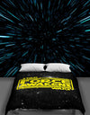Lightspeed Through Hyperspace Wall Mural. Peel and Sticker Wallpaper. #6286