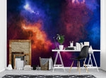 Space Galaxy Nebula Wall Mural Peel and Sticker Wallpaper. #6295