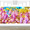 Colorful Purple Wisteria Flower Wall Mural. Peel and Stick Wallpaper. #6307