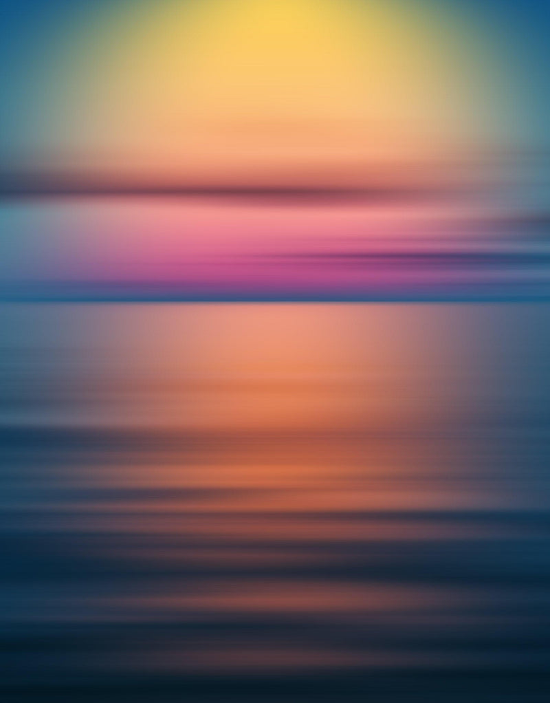 Sunset over the Ocean Horizon Wall Mural. Peel and Stick Wallpaper. #6308