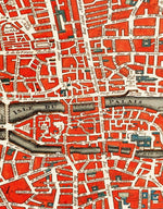 Vintage Map of Paris Wall Mural. Plattegrond van Parijs (ca. 1721–1774) by Guillaume Delisle. #6312