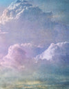 Cloudy Sky View Wall Mural. Abstract Grunge, Scratches and Grainy Design. Peel and Stick Wallpaper. #6326