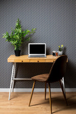 Modern Geometric Shape Pattern Wall Mural. Minimalist Mosaic Square Box Shape Bauhaus Pattern. #6328