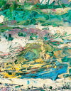 The Sea Painting from 1887 by Jan Toorop. Wall Mural / Peel and Stick Wallpaper. #6334